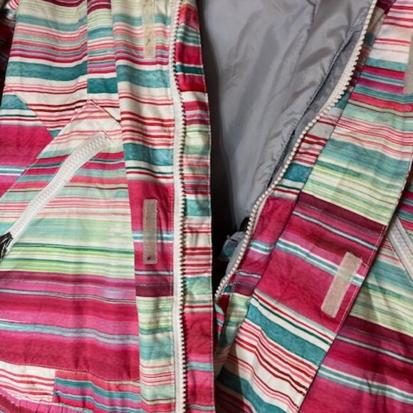 Burton Women's Snowboarding Dryride Faux Fur Trinity Stout Hitide Jacket Sz S - Picture 5 of 7